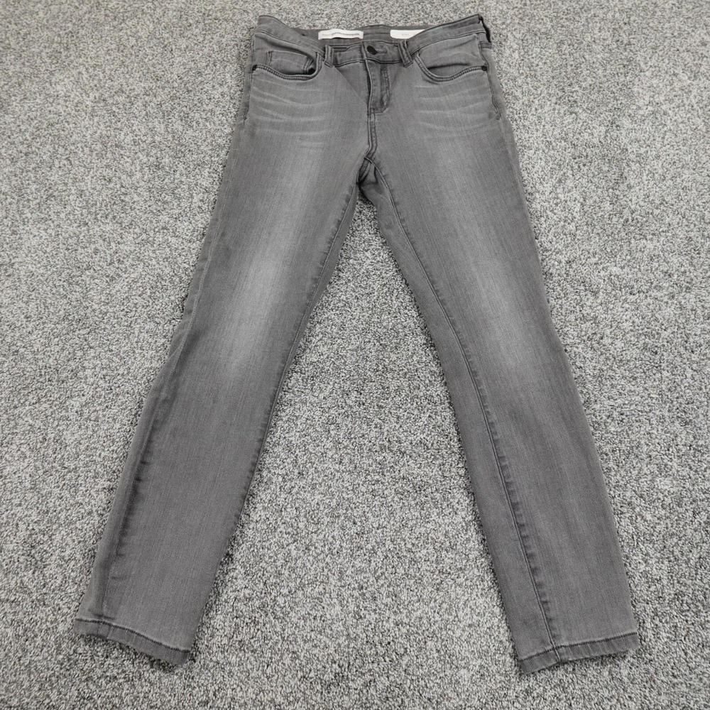Pilcro Jeans Womens 29‎ Dark Black Denim Pants Skinny Stretch Flex Anthropologie